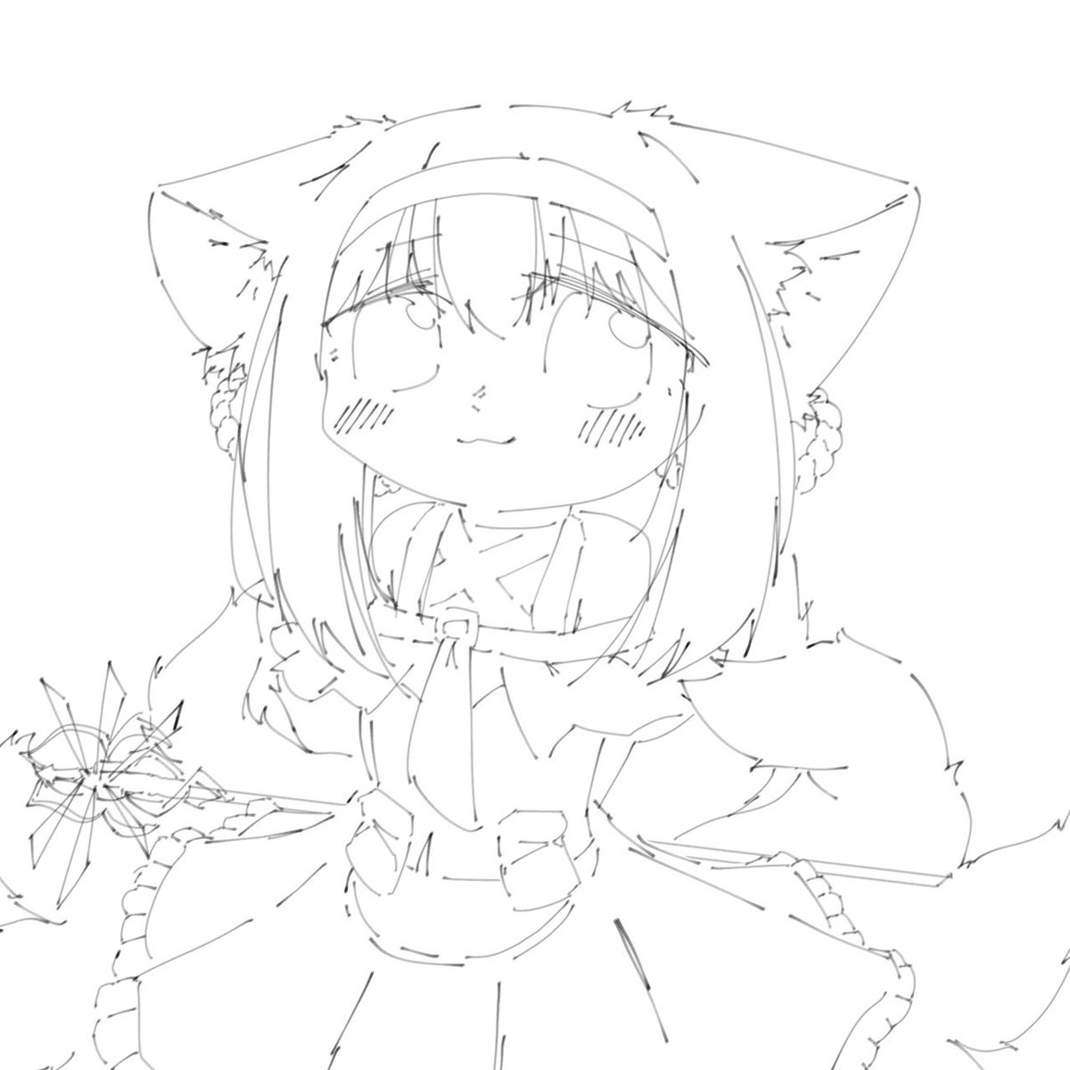 ケモっ娘描きましたー