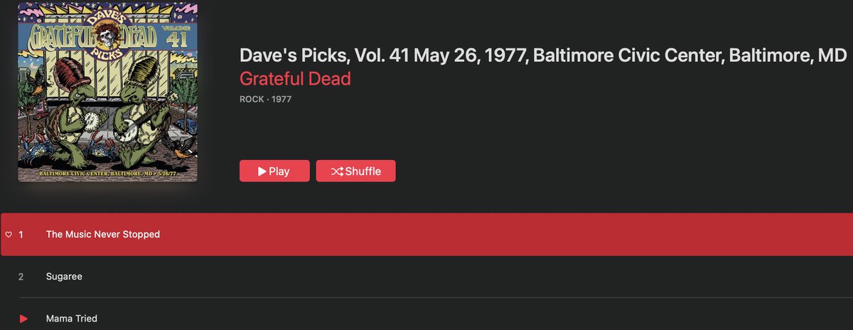 Loaded into ITunes and giving it a good listen #davespicks