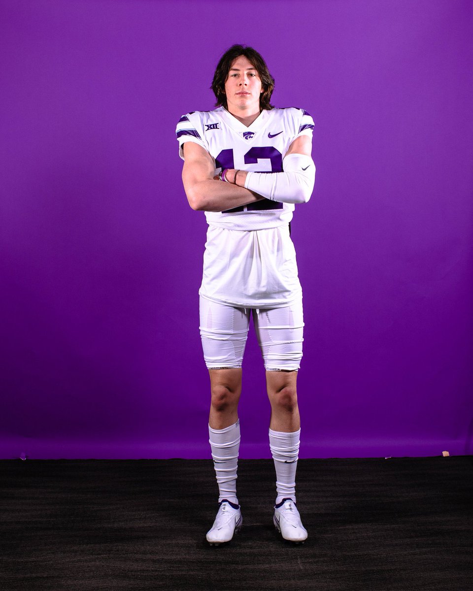Home…can’t wait to be a Wildcat 💜🤍#COMMITTED #EMAW <a href="/KStateFB/">K-State Football</a> <a href="/spedbraet/">Taylor Braet</a>