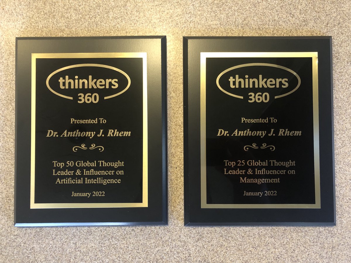 thinkers360's tweet photo. Delighted to be shipping out two of our plaques to @tonyrhem for his positions in our #Management and #AI leaderboards! https://t.co/BW5qmhG1xP

#business #technology #strategy #innovation #ThoughtLeadership https://t.co/7wPW0MOgxJ
