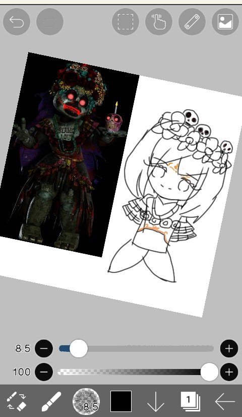 ThitiXeng's tweet photo. วาดไม่เสร็จเลยจ้า...รายละเอียดเยอะจริงๆʕ´• ᴥ•̥`ʔ #fnaf #fnaffanart #fnafart #FNAFAR #วาดรูป #toychica https://t.co/GRYbs0E9K4