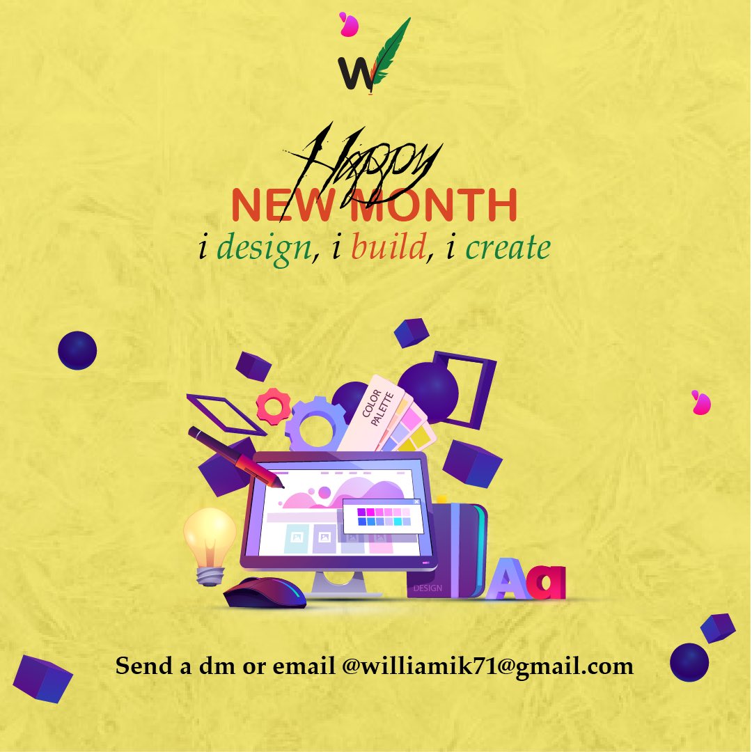 wil_studio's tweet photo. Happy new month                                       Need graphic designer.                                Ikponmwosawilliam603@gmail.com https://t.co/LjOVSu87VG