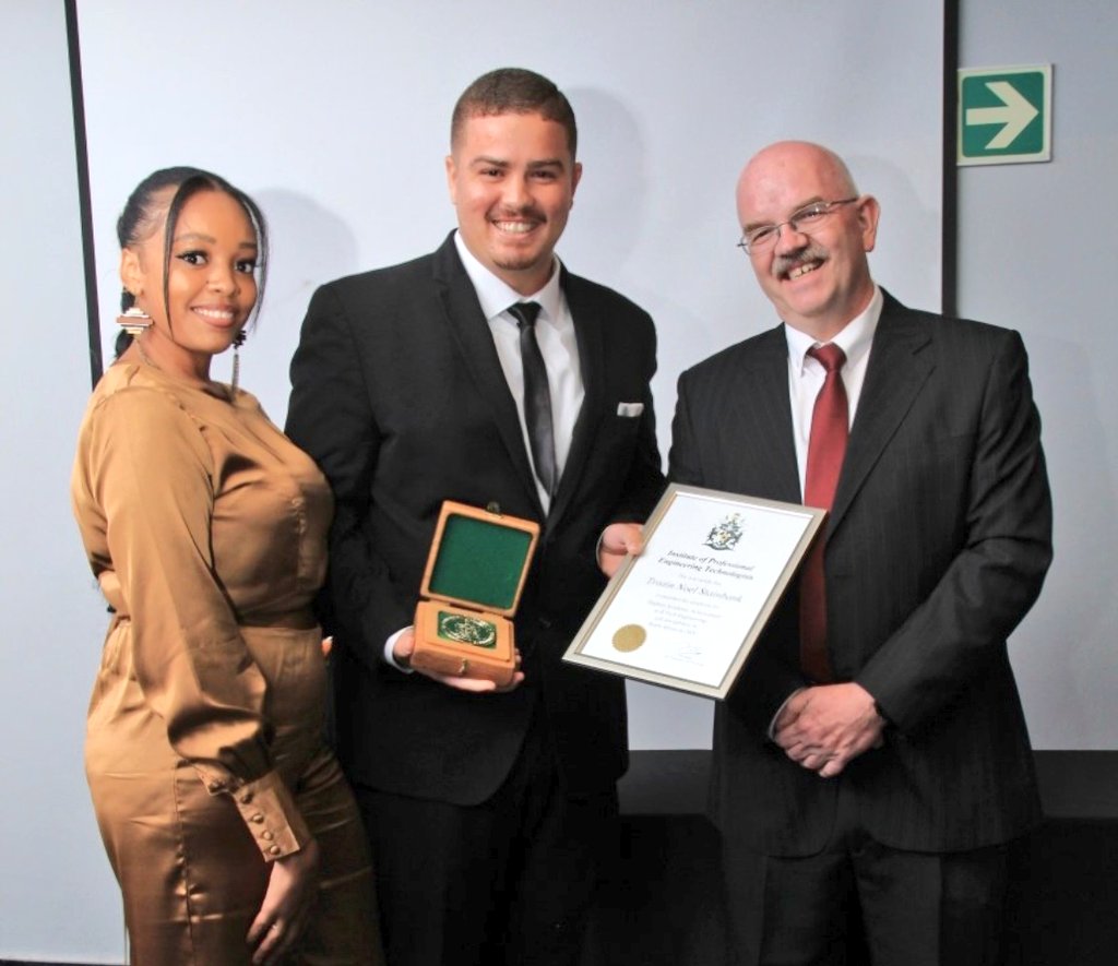 DUT_EBE's tweet photo. #BREAKING_NEWS 
 #congratulations to
Ms Veroshini Govender : Department of Chemical Engineering
Mr Tristin Noel Stainbank : Department of Civil Engineering &amp; Geomatics
#FEBE @DUT_Tweets @rathilals https://t.co/WJYNBooUPu