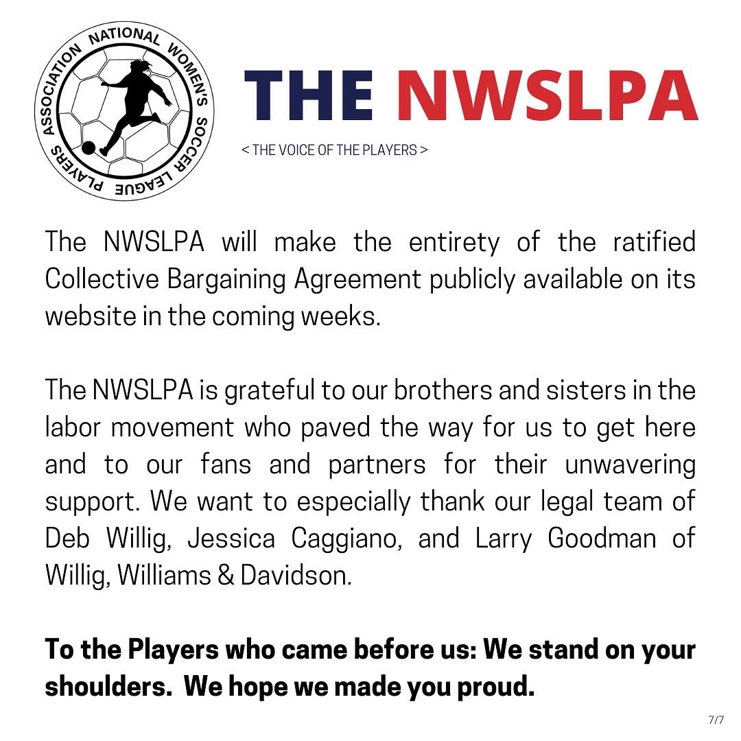 NWSLPA (@nwsl_players) on Twitter photo 