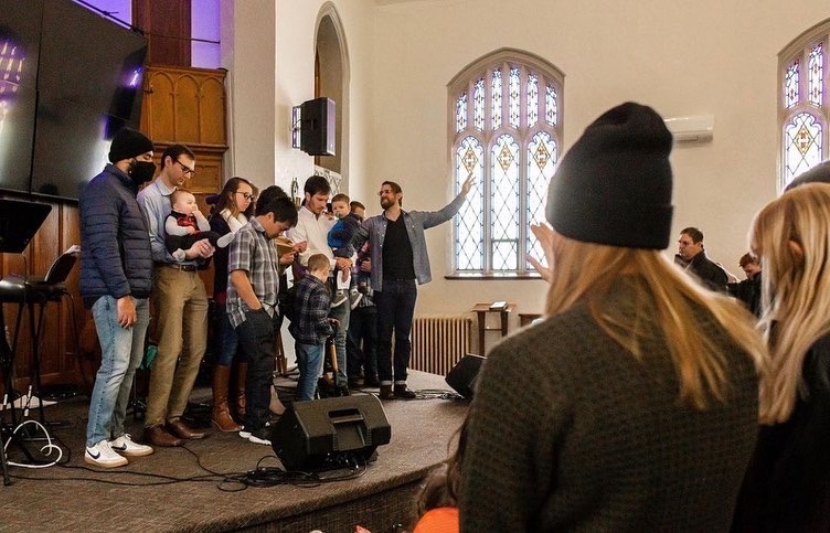 SendPittsburgh's tweet photo. January Mission Highlight

On a day filled with baptisms, @renaissancepgh had the privilege of sending out their church planting resident, Joshua Page, to plant Church @atmonriver. The Lord is growing and multiplying His church in Pittsburgh!!! 

#wearesendnetwork @sendnetwork https://t.co/BDeXJOrBR7