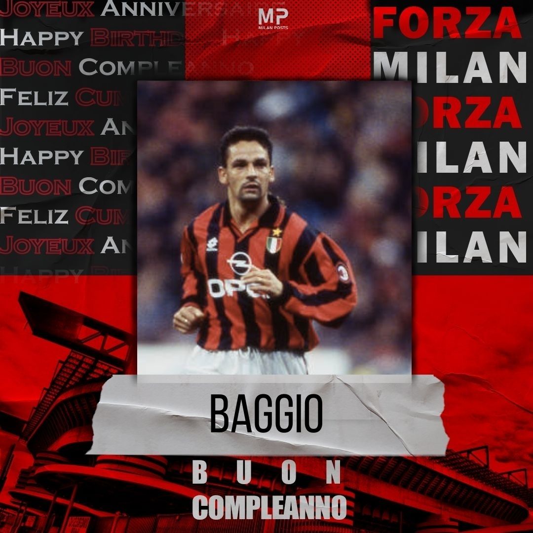  Happy Birthday Roberto Baggio    67 Appearances  19 Goals 25 Assists Serie A 