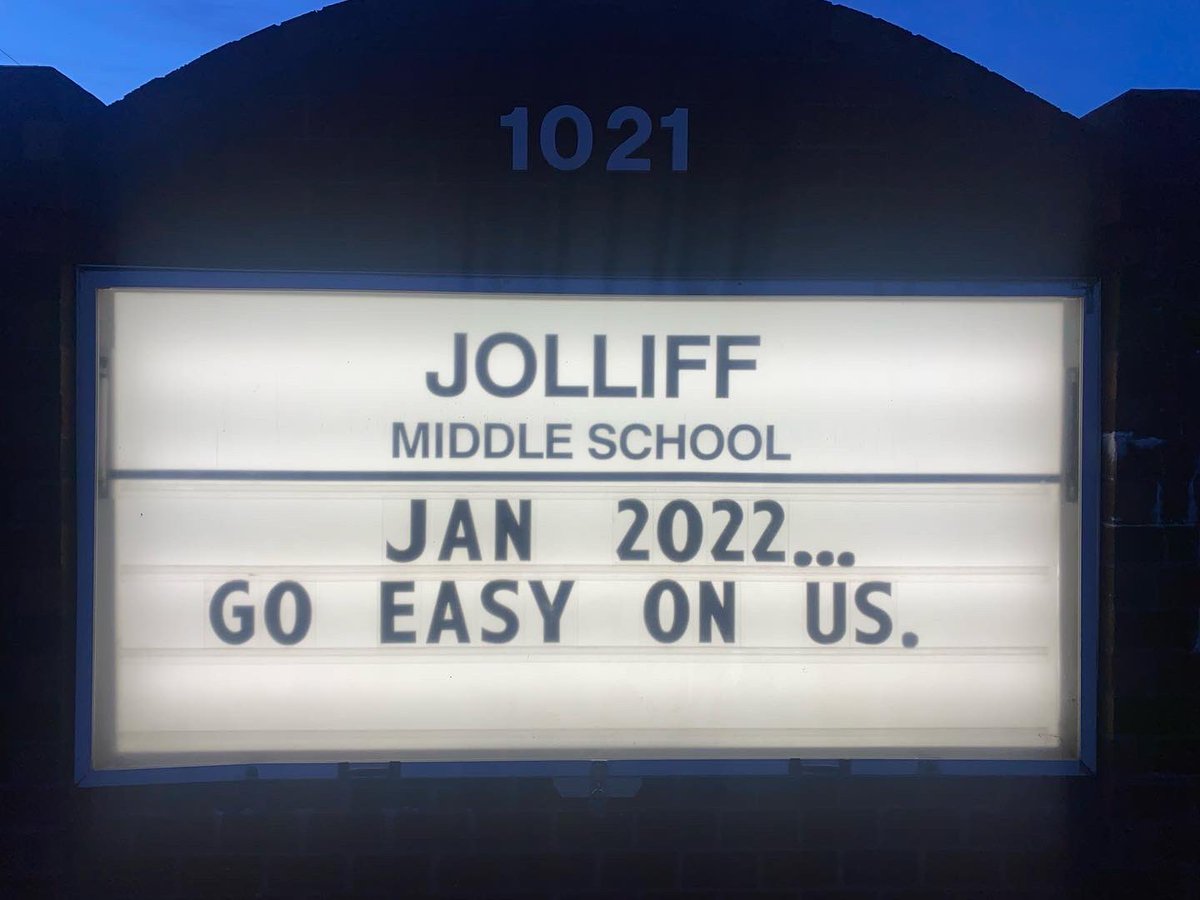 JolliffMiddle's tweet photo. We know @Adele sings it best but we were chanting it at JMS…not exactly easy but Jags PRESSed & we’re set for February! How was your January? We hope it was easy but if not join us & PRESS on! Here comes February! #wePRESS #AdeleJaMS #seeyaJanuary #bigplansfor2022 #inspireCPS https://t.co/p09QFbxwUd