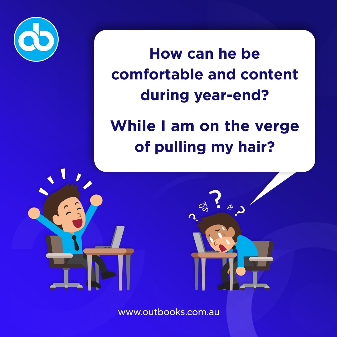 One of the largest challenges small business owners face is preparing their company's taxes. Let’s face it, taxes are complicated.
Hire a professional to maximize your tax savings and ensure 100% financial accuracy. Visit outbooks.com.au to know how we help small business