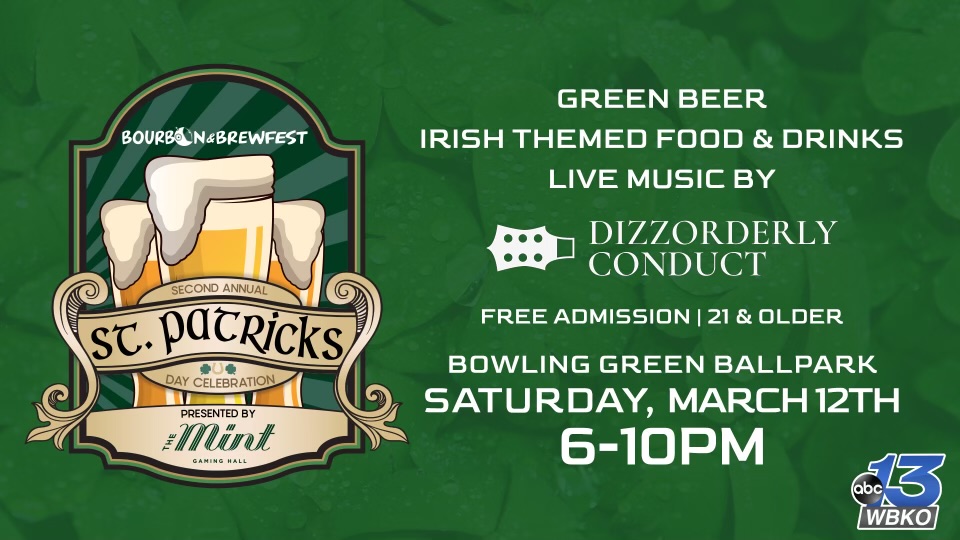 dizzconduct's tweet photo. 🎩🍀 SAVE THE DATE 🍀🎩  March 12 - St. Patrick's Day Celebration at the Bowling Green Ball Park from 6-10! FREE Admission 21+ 🤘 #RockwithDiZZ @BGHotRods https://t.co/mwyQs0bV1i