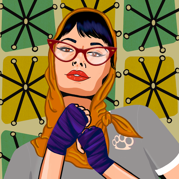 OsmanthusMoon's tweet photo. @RachelMoonNFT @WomenandWeapons She's here <3 https://t.co/eQNbfJzgMF