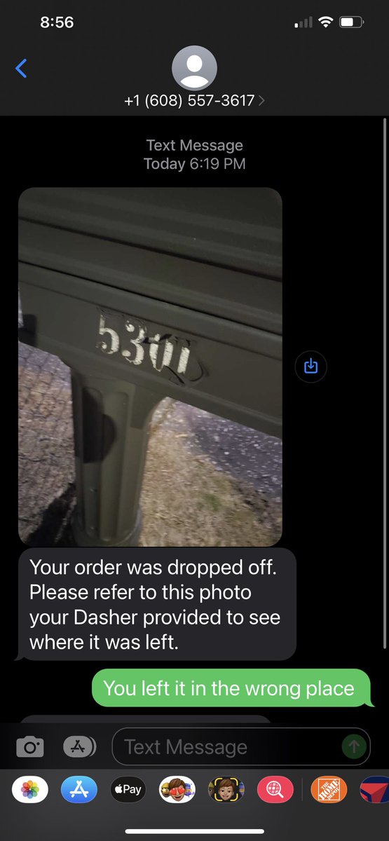 TreyNapoleon's tweet photo. 2 orders in a row, 1 hour apart. One was left on top of the mailbox (instructions say “PLEASE LEAVE ON SIDE DOOR SHELF”) and the other was someone else’s food🙄 #doordash #fail #fooddelivery #itsnotrocketscience https://t.co/sY49A9azbb
