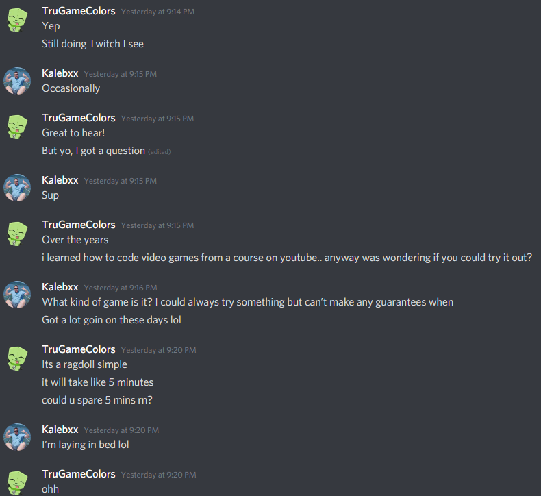 Kalebxx1's tweet photo. I had my suspicions about @trugamecolors discord account getting hacked as well and I was right https://t.co/xRnxdLOYh4