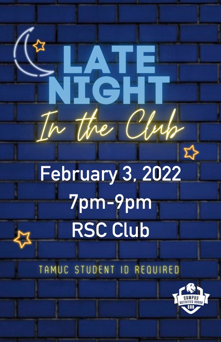 Late Night in the Club is back‼️This Thursday 7PM-9PM see you there!