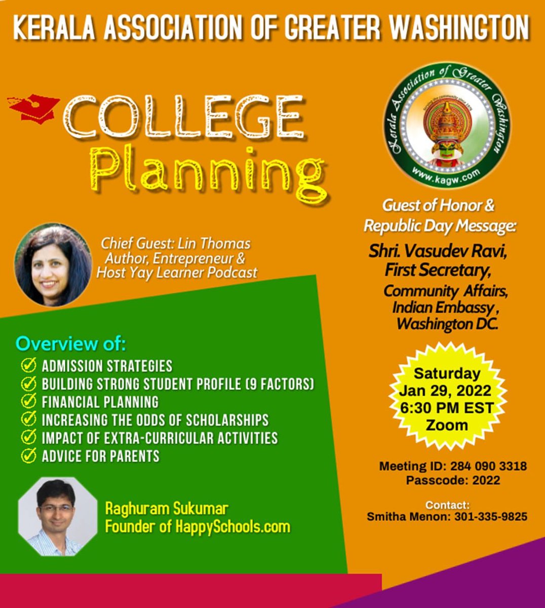 LinRajanThomas's tweet photo. Honored to be part of this wonderful program. Great message from Shri @vasudev_ravi and a wealth of knowledge shared by @happyschools #college #planning https://t.co/mAre7mOvOl