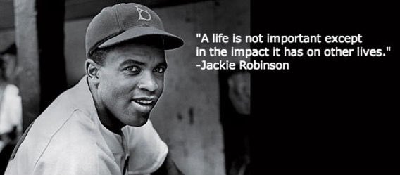 Today is #JackieRobinson birthday.  His most famous quote is “A life is not important except in the impact it has on other lives.” We are so lucky in #education to have such an impact on today and the future.  #Jackie42 #quotes #teaching #edchat