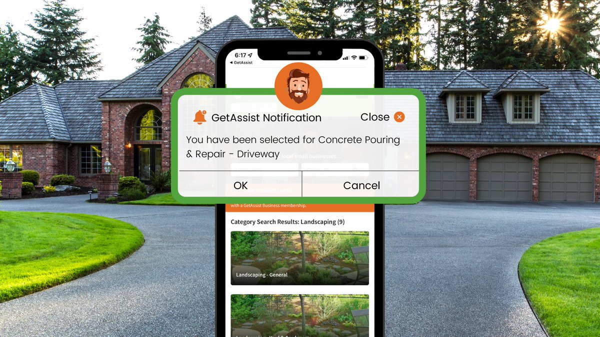 GetAssistApp's tweet photo. This time of year, homeowners start to want change; like new #driveways, smooth #pavements they can't wait to pull out of when Spring comes! Sign up as a GETASSIST BUSINESS MEMBER to make those remodeling plans happen!
https://t.co/FlweSwFqaD
#localleads #leadnotification https://t.co/rNwDO8rovm
