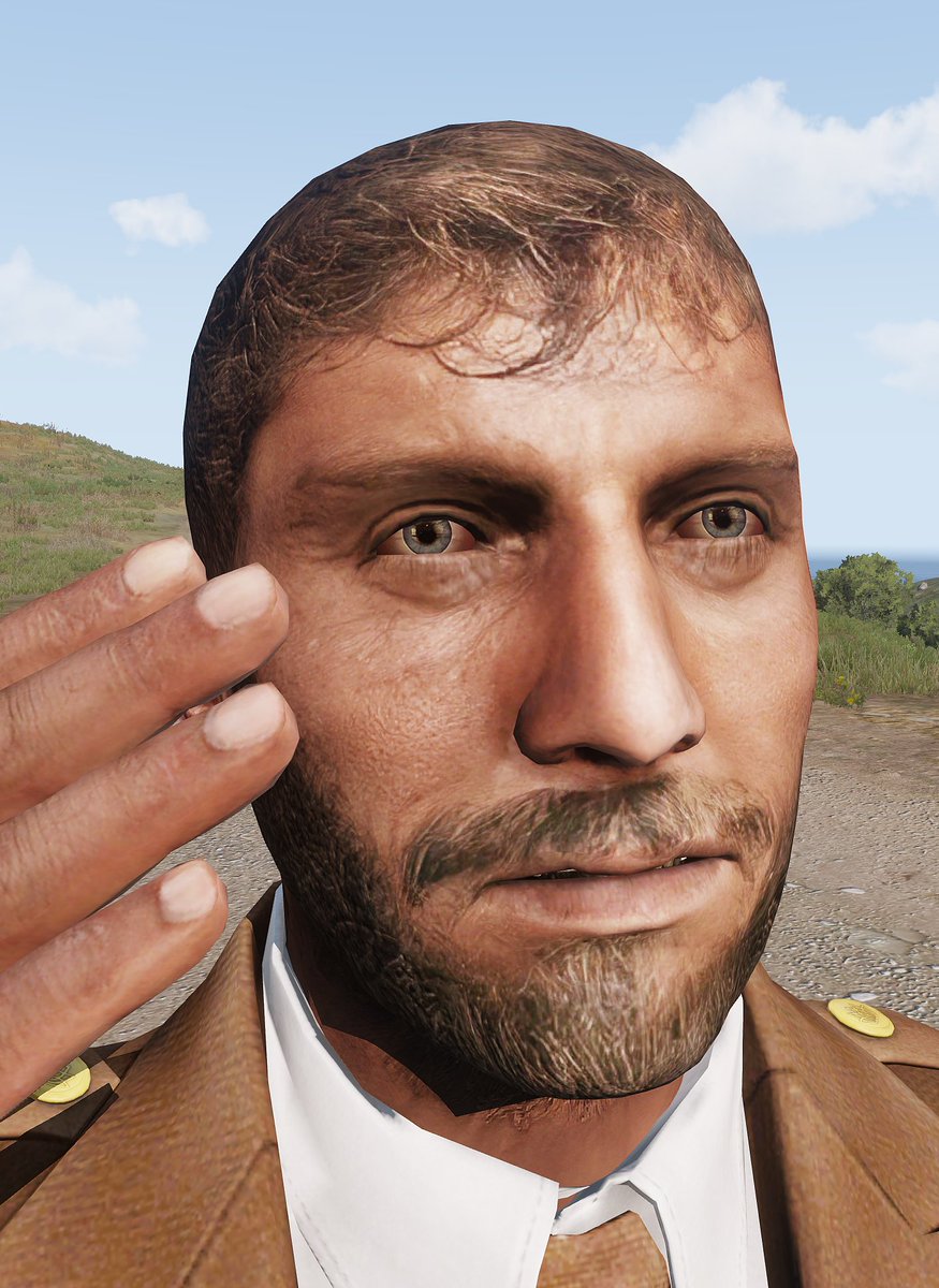 jovechiere's tweet photo. I am experimenting with Mind-blowing A.I. technology (but the paid kind) and the results are amazing. Much more detailed textures.
You might get an update soon, but don't be afraid of the realism afterwards!
#Arma3 #ToHCharacters https://t.co/V2CJ4UTfqw
