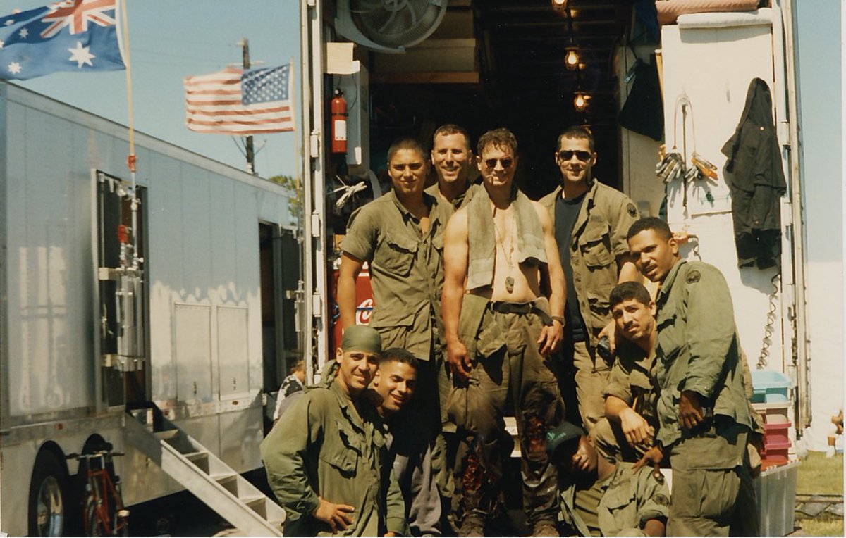 GarySinise's tweet photo. I found these great behind the scenes photos from Forrest Gump that I thought I’d share with you all. Such great memories. https://t.co/0wkuIpkBKd