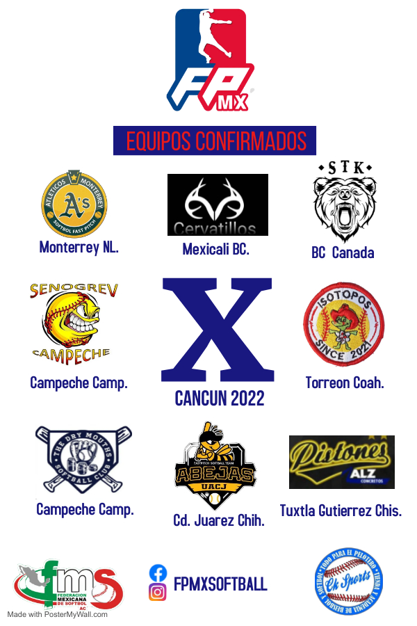 fpsmex's tweet photo. Confirmed Teams Cancun 2022 https://t.co/mOuxuhMLkv