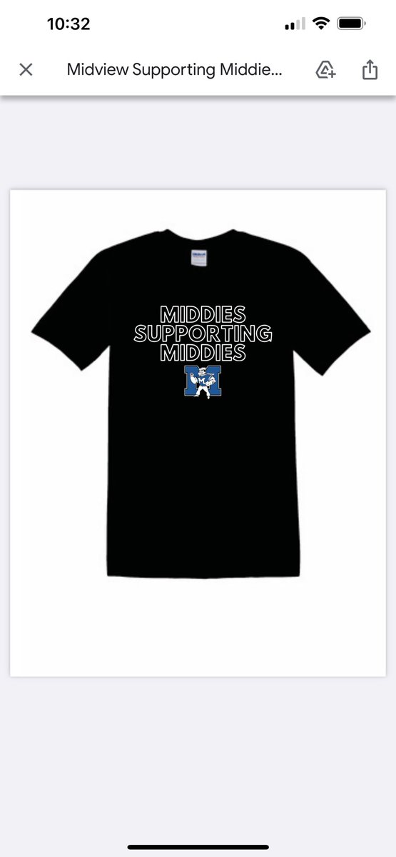 Midview_SAAC's tweet photo. The Student-Athlete Advisory Committee will be selling t-shirts during lunch this week to kick off our #MiddiesSupportingMiddies initiative. Short sleeve shirts will be sold for $15. All proceeds will be donated to a local Midview family! #WeAreMidview https://t.co/LStIc3CNJZ