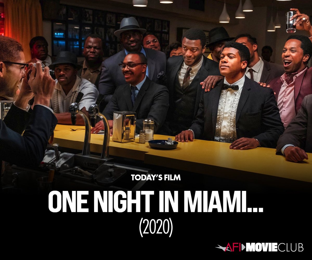 AmericanFilm's tweet image. Celebrate the first day of #BlackHistoryMonth with four historical icons in @ReginaKing's feature directorial debut. #AFIMovieClub  

Learn about #OneNightInMiami here: bit.ly/34jWETo
