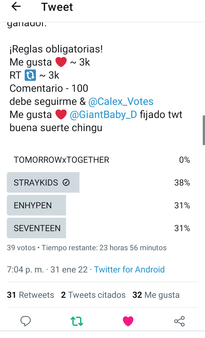 LiaStay25's tweet photo. @support_Votings @Calex_Votes @GiantBaby_D Done for #StrayKids https://t.co/QOEQcsd7mT