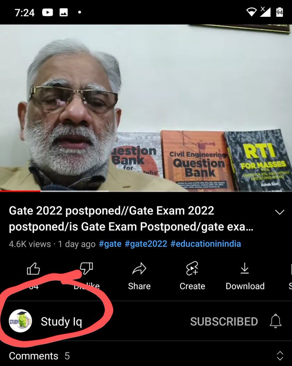 ashokdilliwala's tweet photo. दो दिन में हजारों की संख्या में लोग मेरे विडिओ देख रहे हैं. दूसरे YouTuber मेरे विडिओ चोरी कर रहे हैं.
#GATE2022 #Postponegate22 #iitkgp #ARCHITECTURE #planning https://t.co/CXyLLFvhcJ