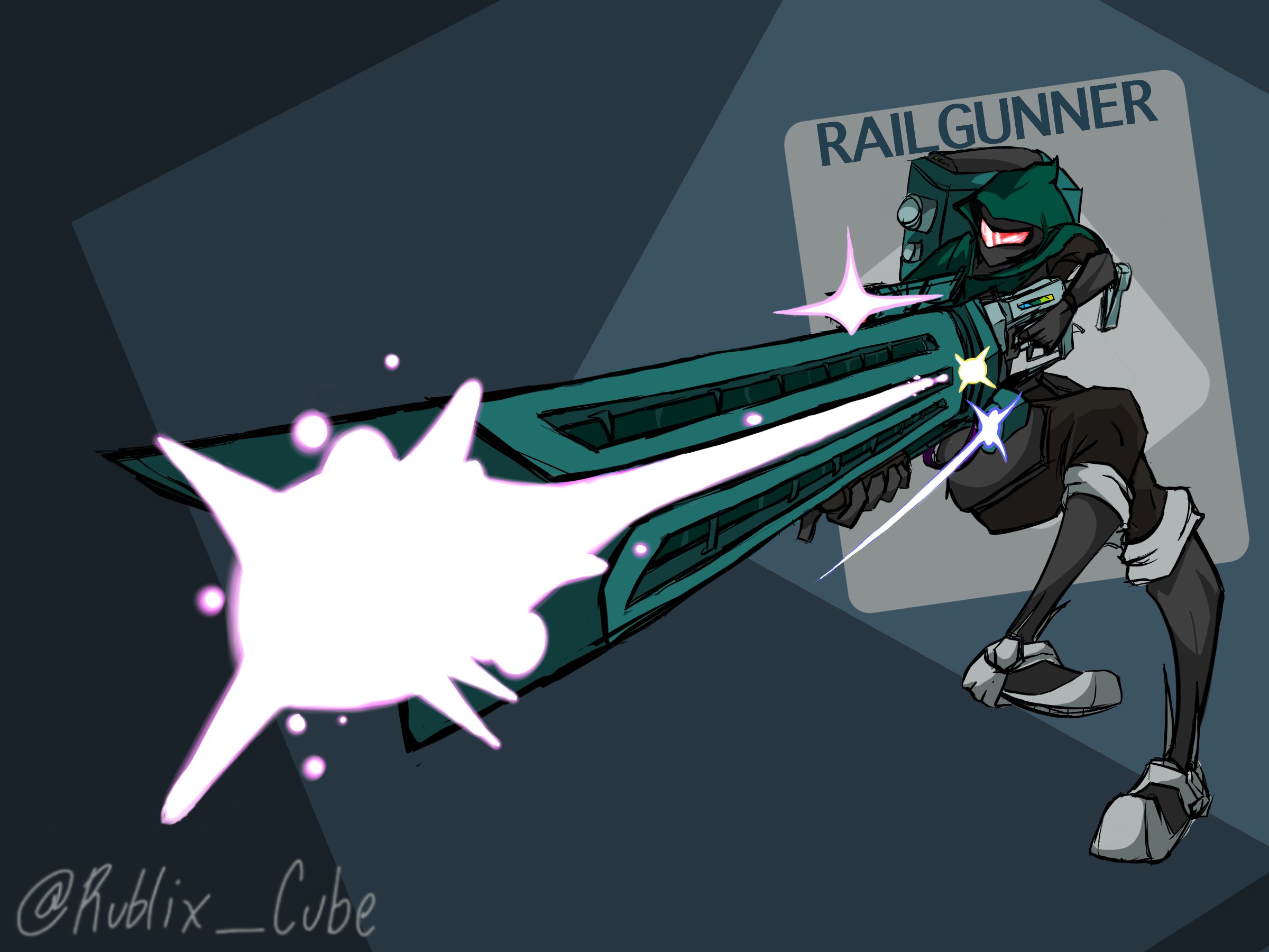 Railgunner art : r/riskofrain