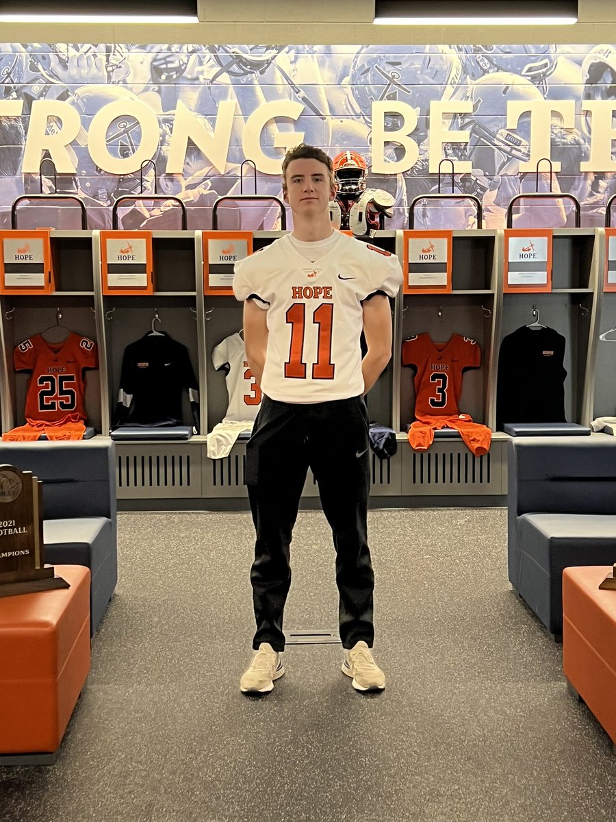 Joey Baker (@ballerbaker22) on Twitter photo I am extremely blessed to announce that I will be continuing my athletic and academic career at Hope college! Thank you to all who have supported me! Go Hope🔵🟠!! <a href="/PStuursm/">Peter Stuursma</a> <a href="/CoachHawken/">Andrew Hawken</a> <a href="/coachmricketts/">Mike Ricketts</a> <a href="/HopeCollegeFB/">Hope College Football</a> I am extremely blessed to announce that I will be continuing my athletic and academic career at Hope college! Thank you to all who have supported me! Go Hope🔵🟠!! <a href="/PStuursm/">Peter Stuursma</a> <a href="/CoachHawken/">Andrew Hawken</a> <a href="/coachmricketts/">Mike Ricketts</a> <a href="/HopeCollegeFB/">Hope College Football</a>