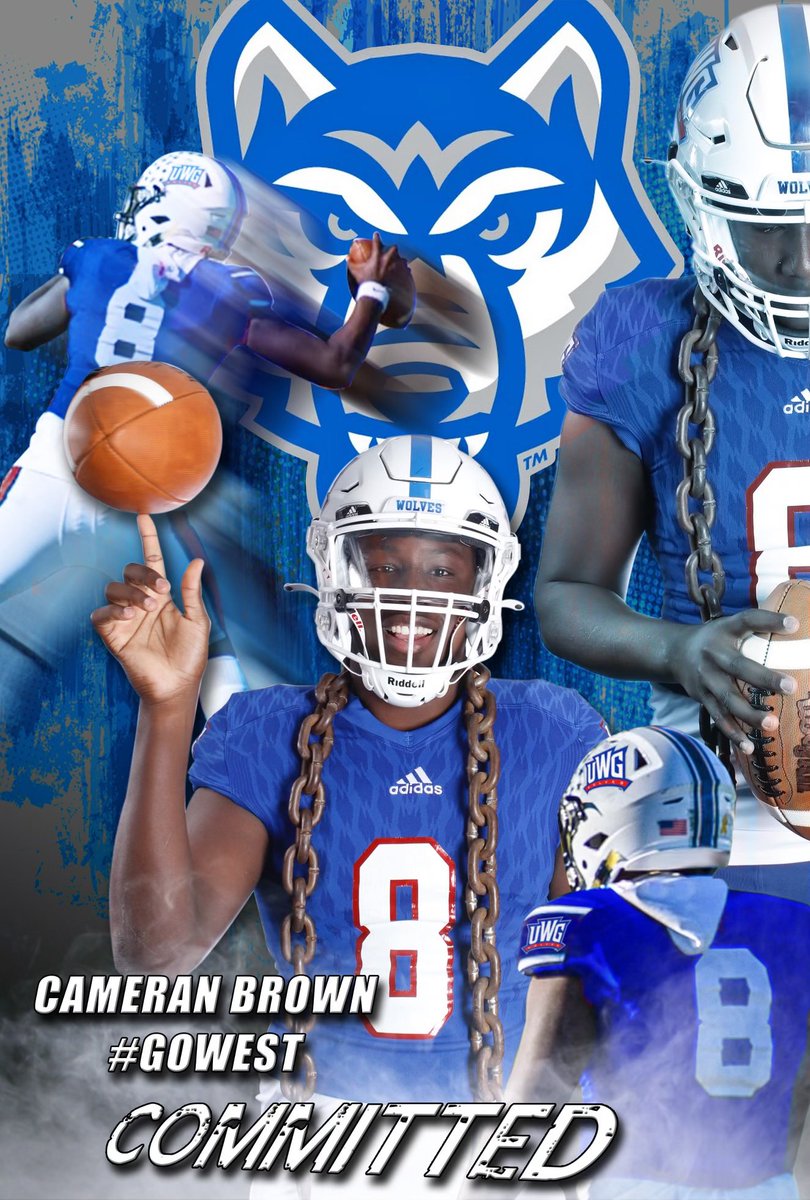 On to the next level🐺💙‼️<a href="/CoachGCraig/">Graham Craig</a> <a href="/_CoachPatterson/">Coach Will Patterson</a> <a href="/chad_alligood/">Chad Alligood</a> <a href="/tone2782/">COACH TONE</a> <a href="/MOMINTOFTRUTH/">Marlin (Mo) Lynch III</a> <a href="/UWGFootball/">West Georgia Football</a>