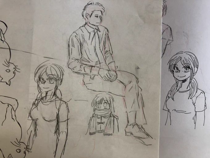 落書きとデッサン 