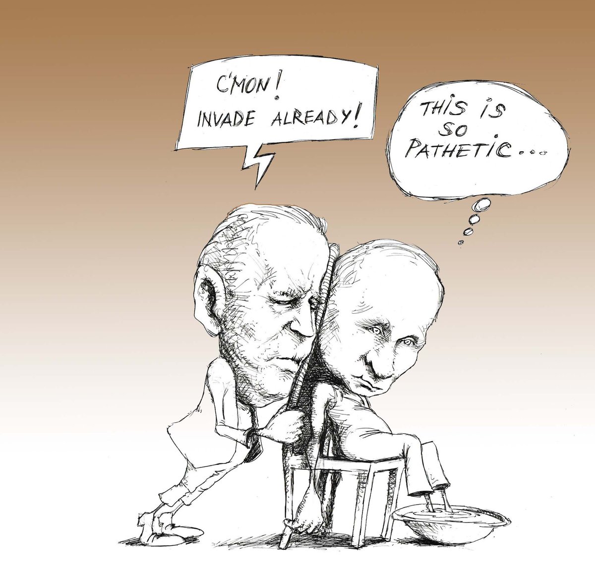 hugonemet's tweet photo. Biden should calm down #JoeBiden #VladimirPutin #UkraineCrisis https://t.co/2BDe61aAki