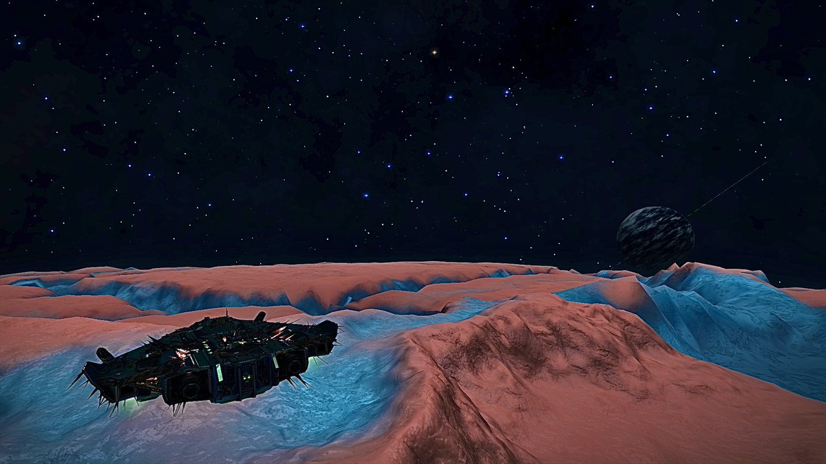 millkywaymeta's tweet photo. Her she is my mother ship I use to get around our Milkyway galaxy #nftart #NFTSPACESHIP #type9heavy I approach a planet made of pure metallic metals an iron ! #NFTLAUNCH https://t.co/u2OOyP2EwK