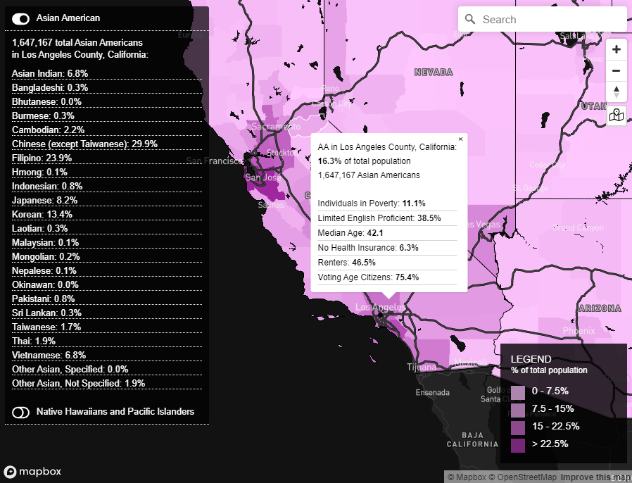 planwithvtran's tweet photo. Movement Hub's SEE THE DATA includes our newly revamped Census Map, providing AAPI demographic profiles at the state and county levels and helps illuminate the experiences of our diverse communities.
https://t.co/R80BUF2oBn #AAPIMovement #TogetherWeHavePower #WeAllBelong https://t.co/NIupK2tp4D