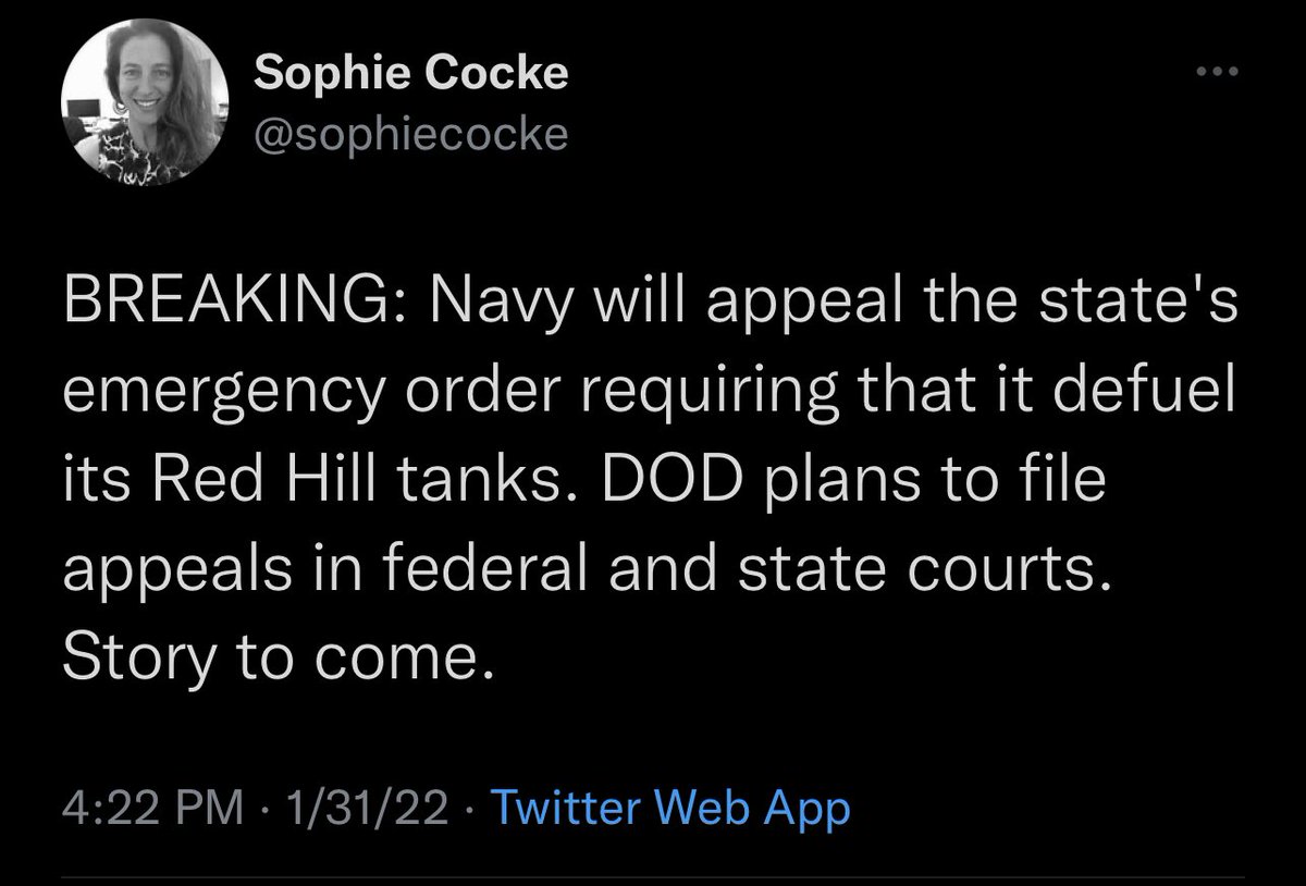 oahuWP's tweet photo. This is a violent stall tactic, and we will not take it lying down. The US Navy and the Biden administration have once again signaled to everyone in O'ahu that their lives are acceptable collateral damage when it comes to feeding the US imperial war machine. https://t.co/8VUycEX9Ww