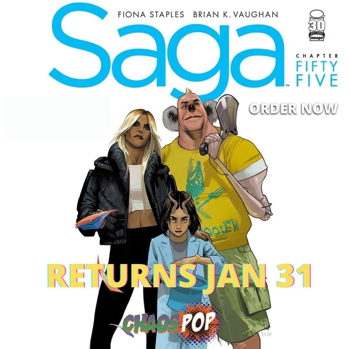 #SAGA is back and available now at #chaospop ! <a href="/ImageComics/">Image Comics</a> #perth #perthcomics