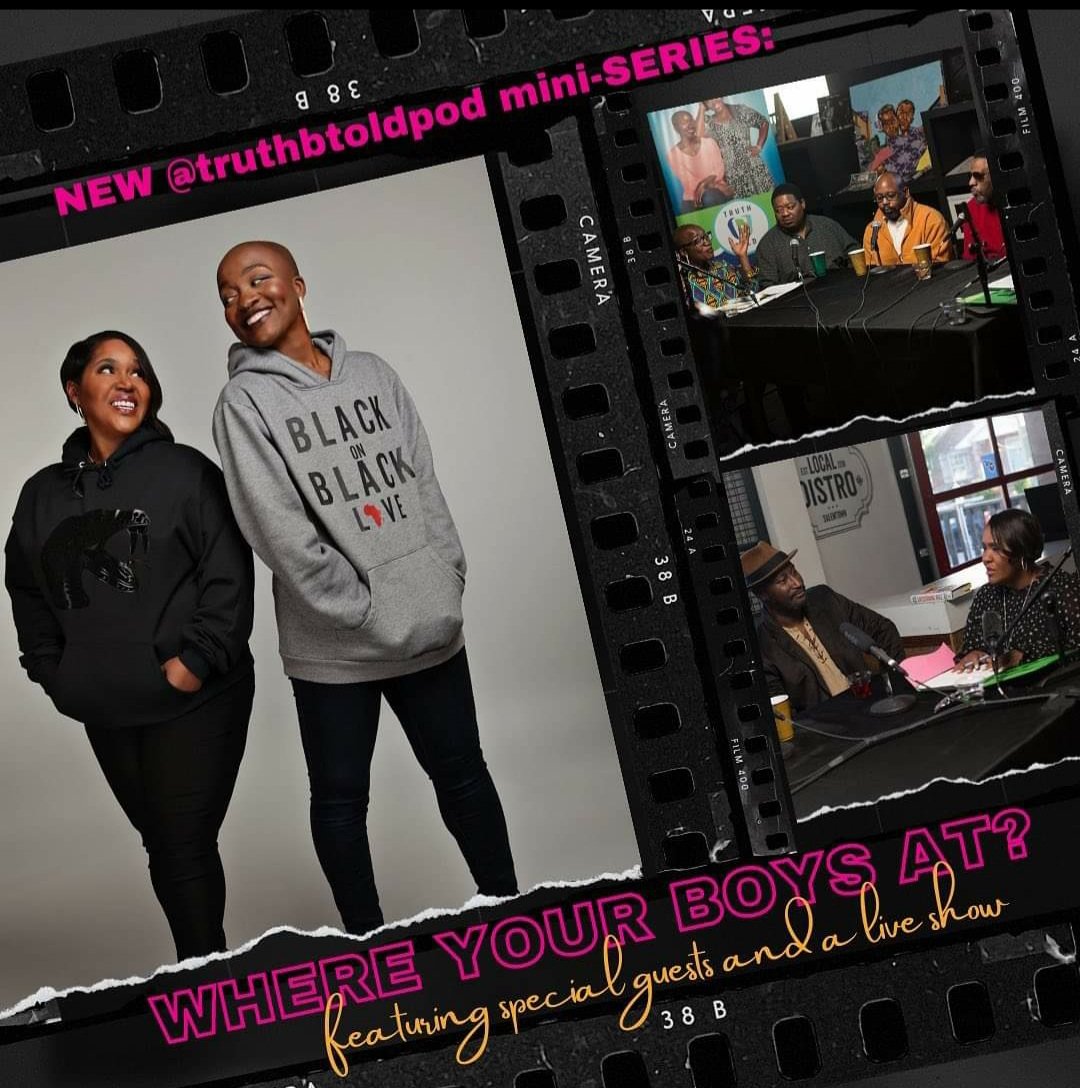 In our last episode we started the conversation about Black male friendships and quickly had to call on some friends to help us out! 

Part 2 dropping this Friday so make sure you’re all caught up. 
podcasts.apple.com/us/podcast/tru…
#truthbtoldpod
#blackwomenpodcast #blackgirlswhopodcast