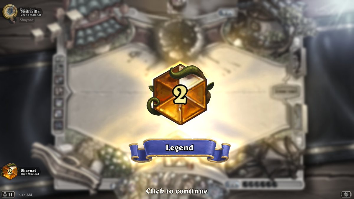 Shaynae_HS's tweet photo. 2nd legend EU with evenlock and Mechathunlock
was just behind Semon but he has been boosted by a player lol, so he went first. Mithril rod FTW 🥰 (don't play this)
@FrostWild3 @neon31HS @sharehscom @HS_Decks https://t.co/ZAcAq7NfJq