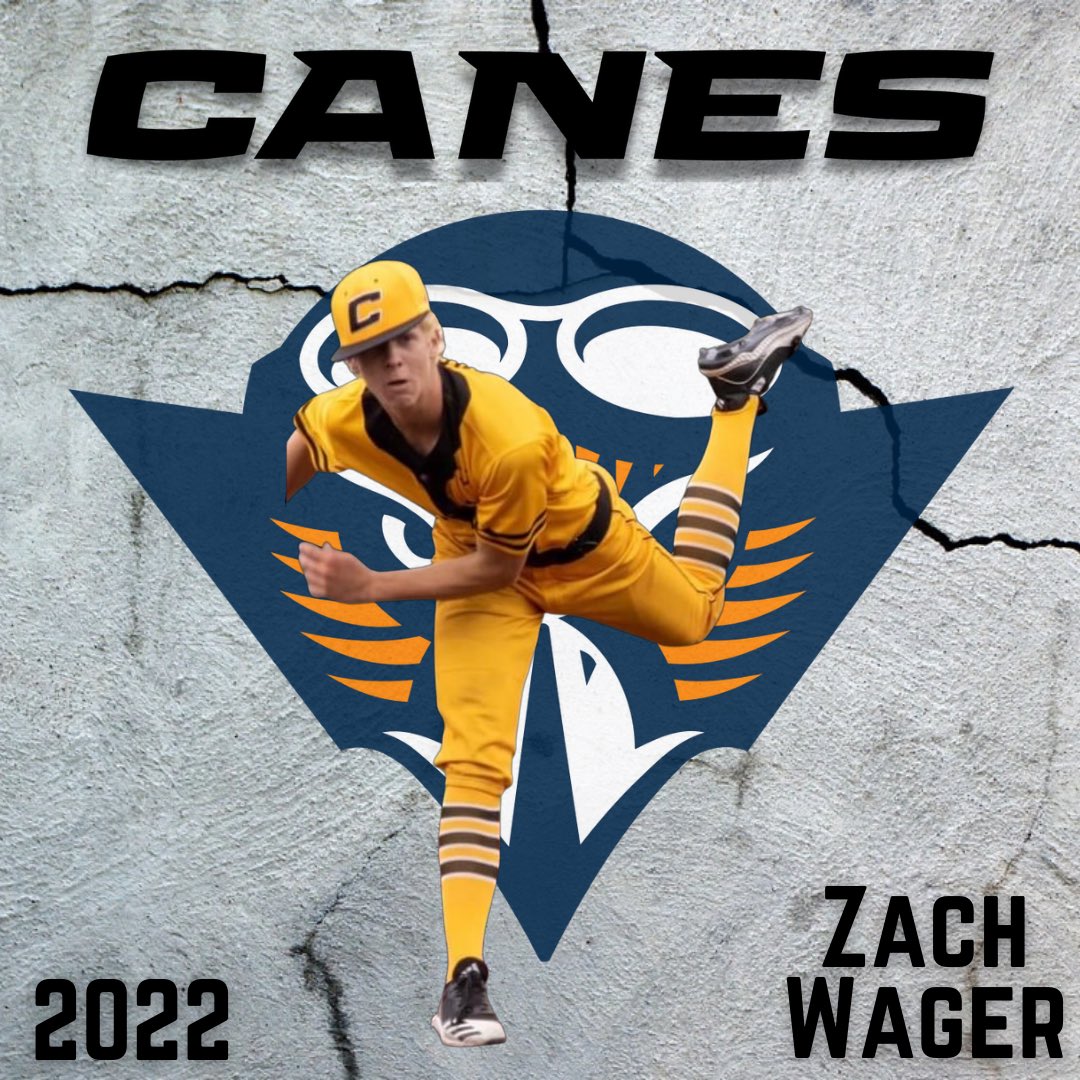 Canes Midwest 2022 LHP <a href="/ZachWager54/">Zach Wager</a> has committed to <a href="/UTMSports/">UT Martin Athletics</a> @PBRIndiana <a href="/PerfectGameUSA/">Perfect Game USA</a> <a href="/TheCanesBB/">Canes Baseball</a>