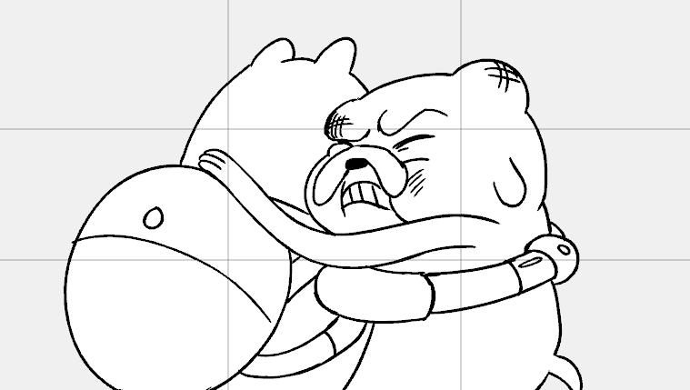 While I'm here some storyboard revisions I did on Adventure Time: Distant Lands Together Again. 