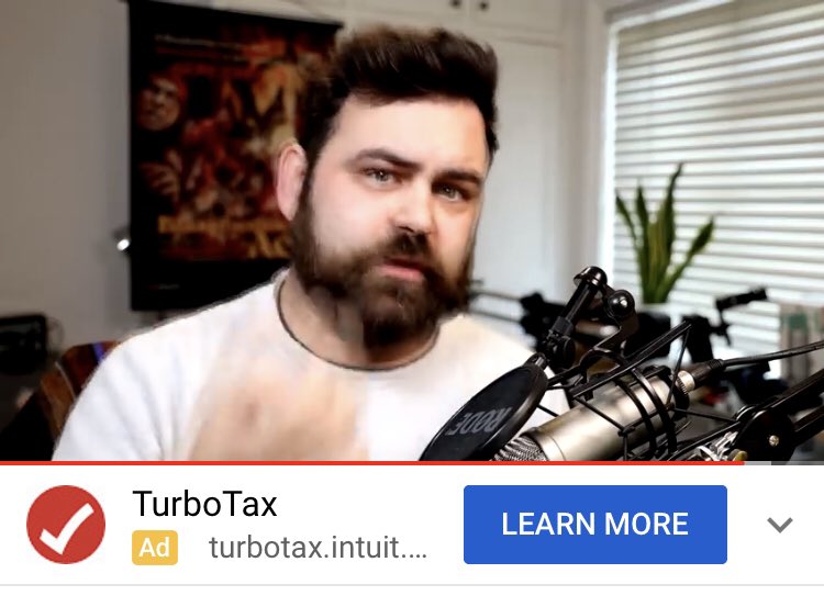RealPeteBate's tweet photo. @PleasantKenobi I think YouTube thinks you’re a taxes influencer based on how often you mention D&amp;T https://t.co/vvwgLq8KOn