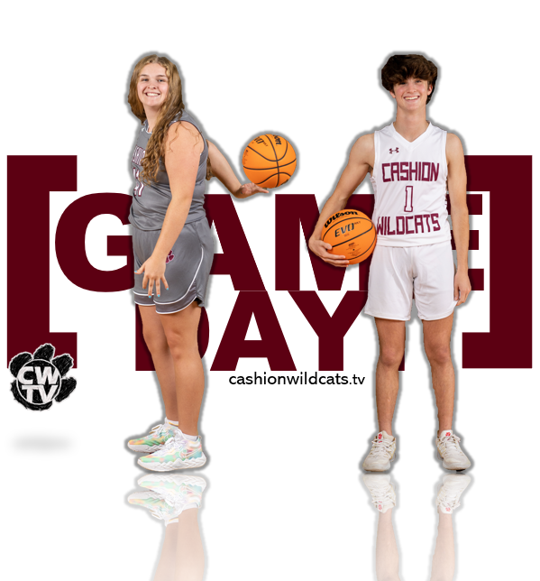 GAME DAY CASHION!
On the road to FAIRVIEW!

VG: 5 PM | VB: 6:30 PM
cashionwildcats.tv

#CHaSinGOLD #LEGGO <a href="/bestone/">Brad Stone</a> <a href="/BrookShelly12/">Brook Shelly</a> <a href="/Nathan_Nabavi_5/">Nathan Nabavi</a>