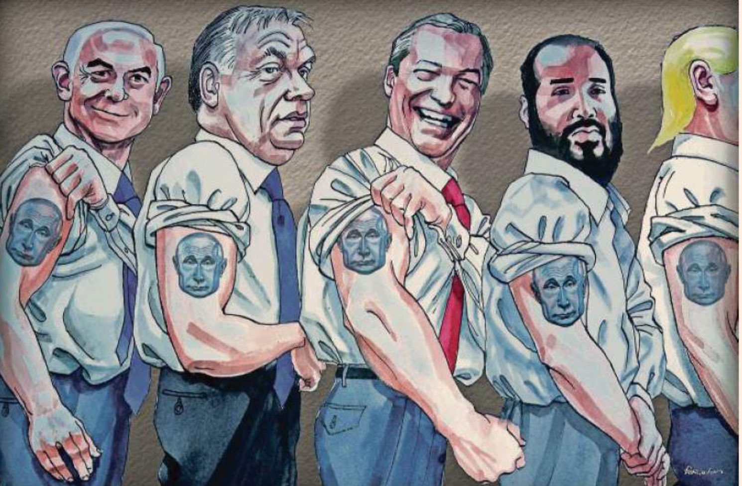 Карикатура на Путина the times