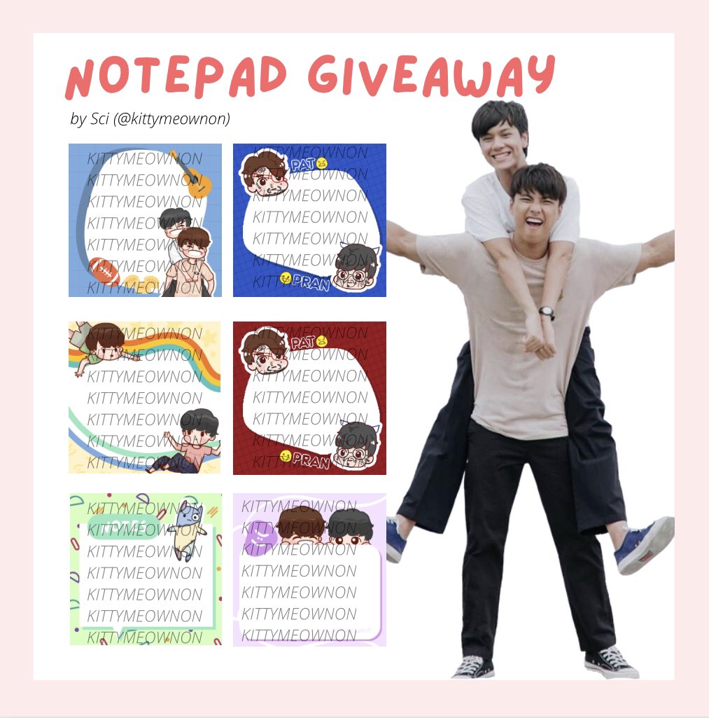 kittymeownon's tweet photo. 🌟 GIVEAWAY 🌟

Wanted to do one so here it goes! ✨

RULES:
- BBS Enjoyer
- Like and RT
- Reply with your favorite scene from Bad Buddy Series
- 1 Winner will get 1 set (6 designs) of notepads and a PatPran acrylic keychain made by me! 
- PH 🇵🇭 only 🥺
- Ends on 2/14/2022 ❤️ https://t.co/HZQaiB8U6v