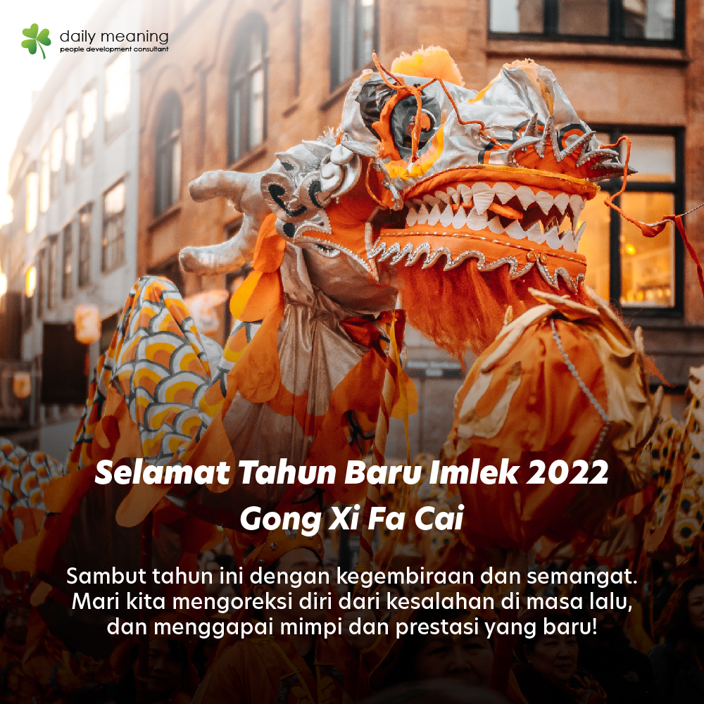 DailyMeaning's tweet photo. Selamat merayakan Tahun Baru Imlek 2022 bagi Sahabat Daily Meaning yang merayakan.
Jadikan tahun baru ini sebagai momen untuk membuat masa depan yang lebih baik dan sejahtera✨
#DailyMeaning #TransformtoThrive #Thriving #Imlek2022 #chinesenewyear #imlek #CNY2022 https://t.co/xoi1Z6ipLy