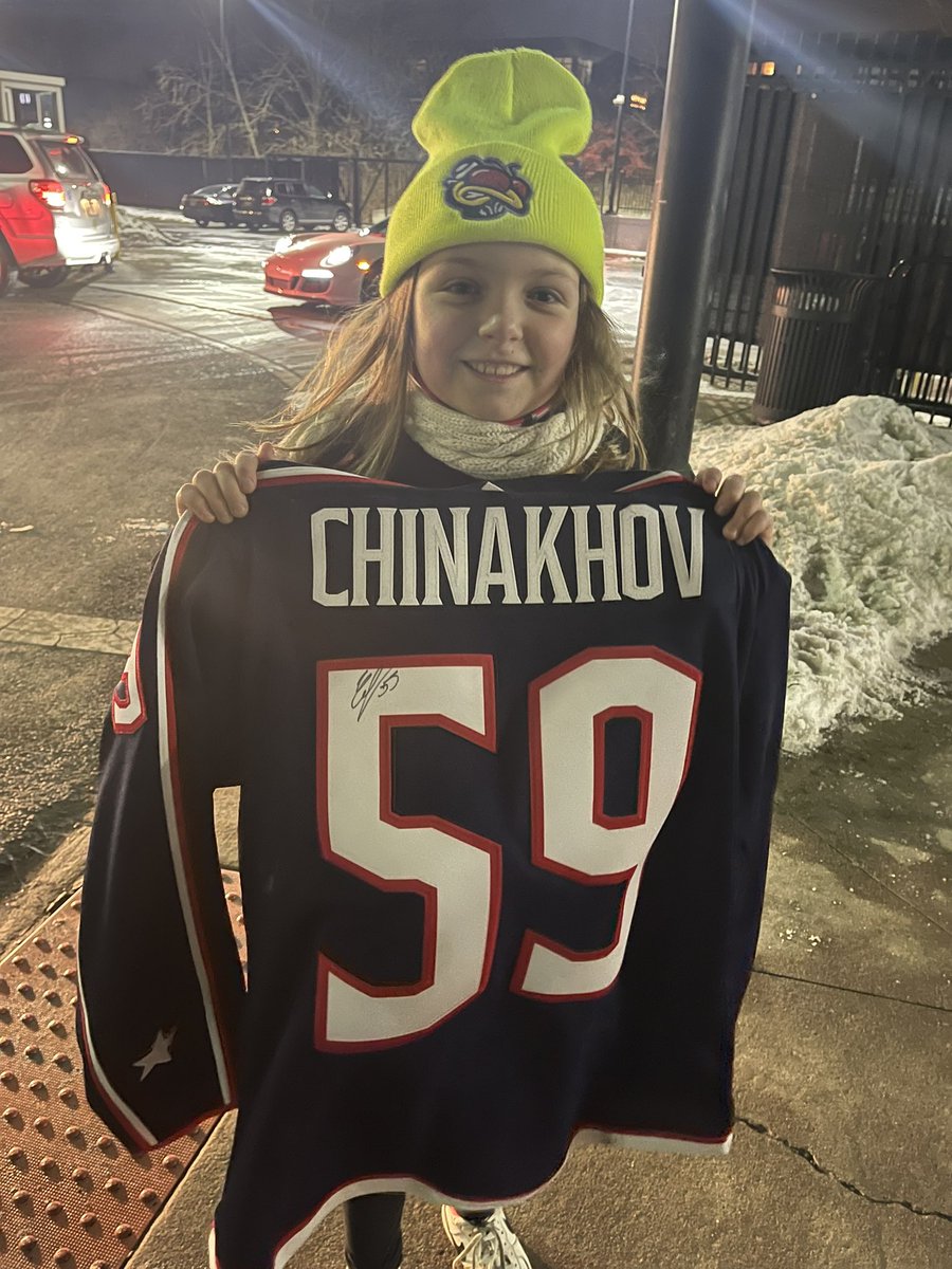 JKS0207's tweet photo. When your hockey coach promises you a package of airheads to get his jersey signed, you deliver! #cbj https://t.co/ZNksNKGqid