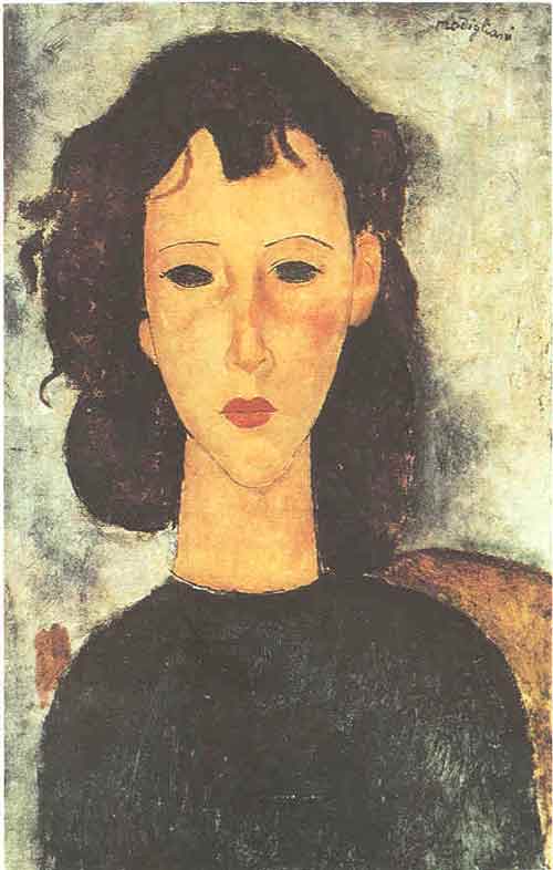 Arteymas_'s tweet photo. Retrato de niña, 1917, Amedeo Modigliani https://t.co/NsnMSrbpYV