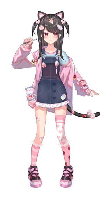 live2Dモデル制作中 このメスガキちゃんを動かしていくぞ 