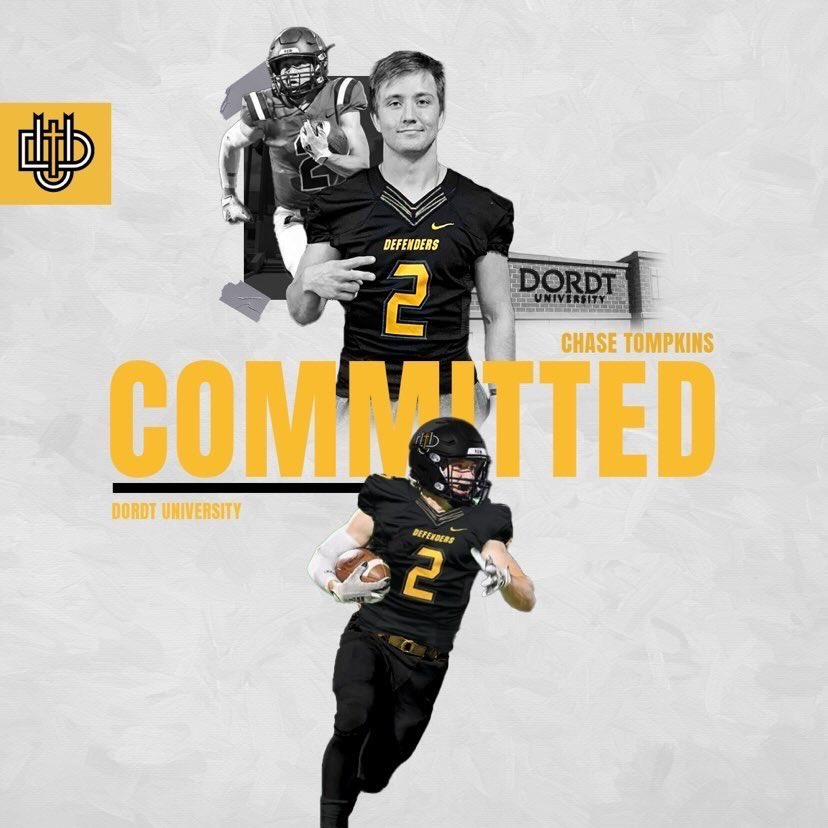 chasetompkins8's tweet photo. Committed 🟡⚫️ @DordtFB https://t.co/D7Iyhkedtc