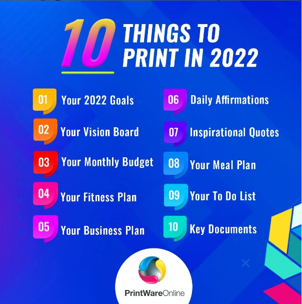 PrintWareJa's tweet photo. Hey there!

It's the Final Day in Januaryn have you set your 2022 goals yet?😉

Here are 10 things we recommend you print in 2022.

Happy Goal Setting! https://t.co/gXceF5gRGs